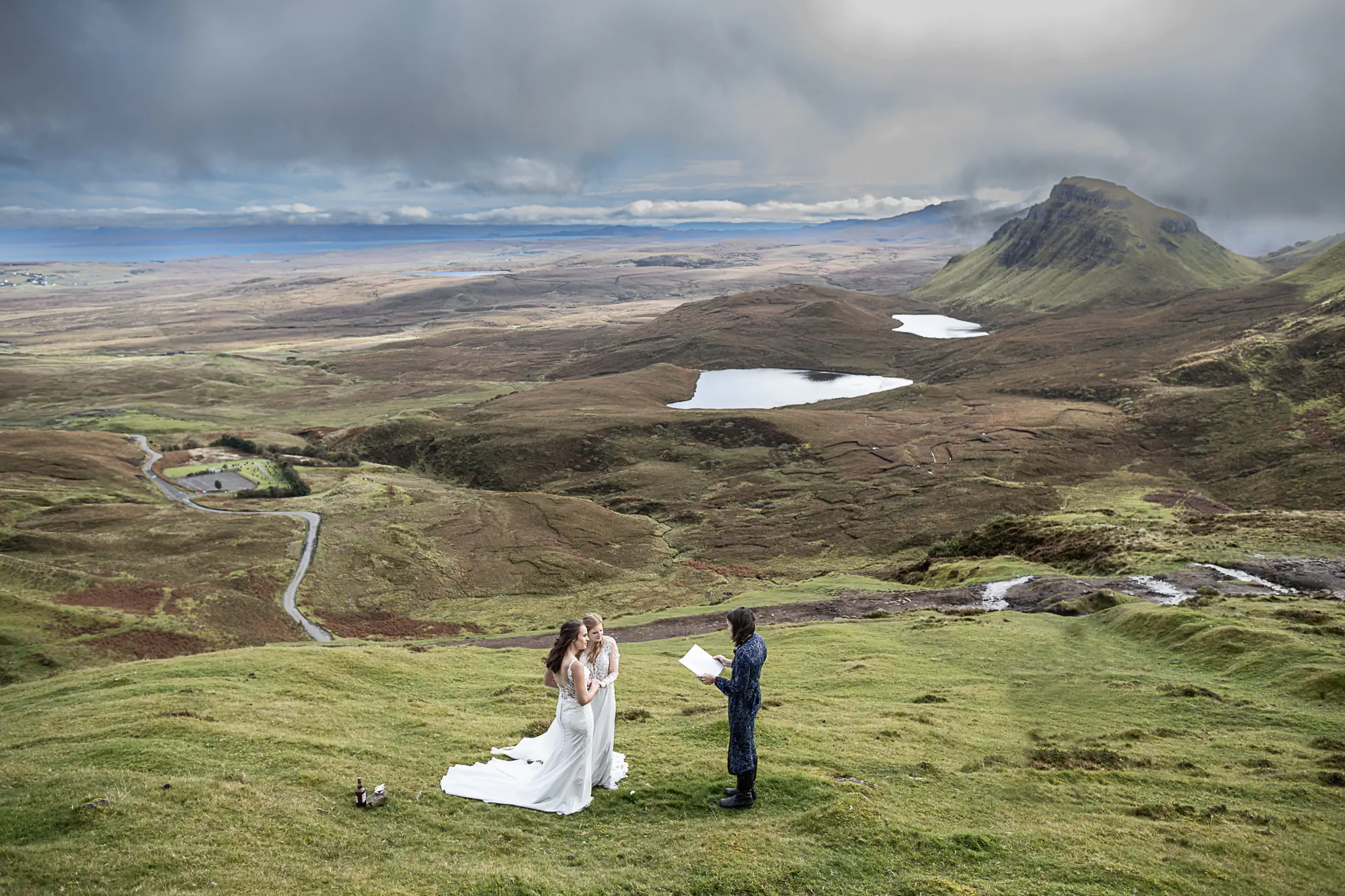 Humanist ceremony at The Quiraing