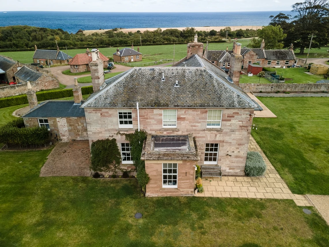 Aerial view of Sea View House