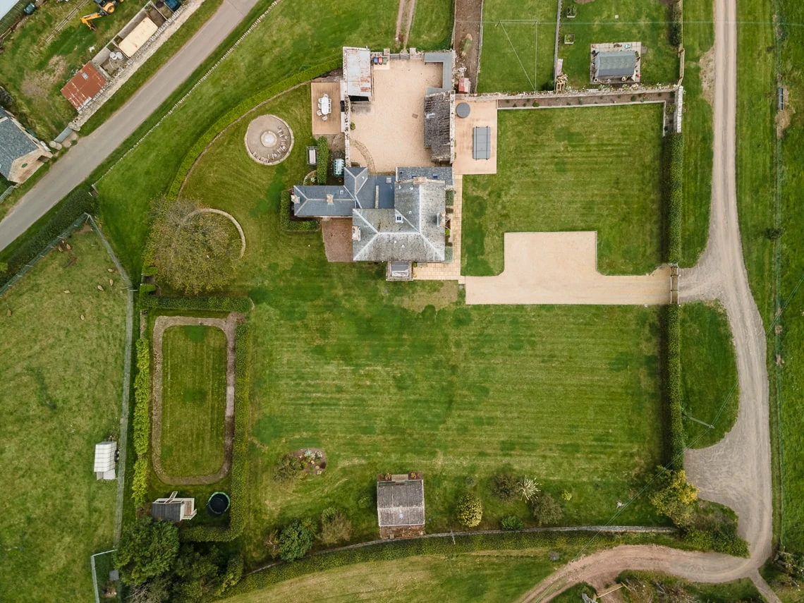 Aerial view of Sea View House