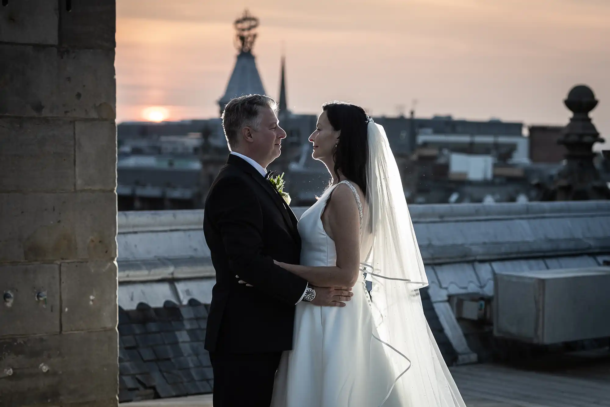 Balmoral Hotel wedding photos – Adrienne and Mark