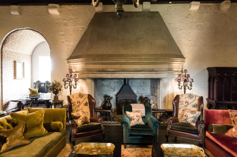 State Room fireplace