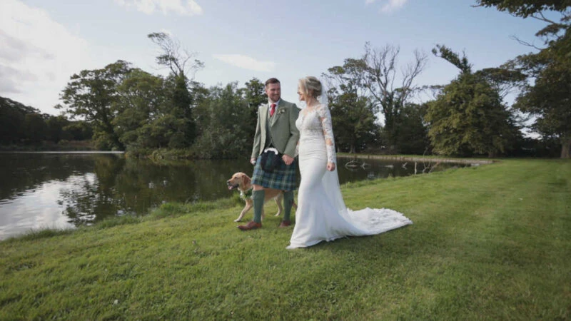 Broxmouth Courtyard wedding video - Sophie and Mark