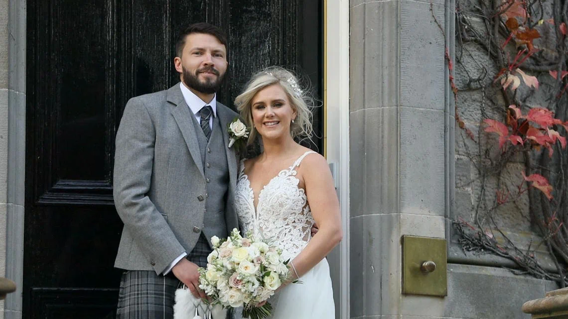 Carlowrie Castle video: a day of dreams coming true for newlyweds Marisha and Dougie