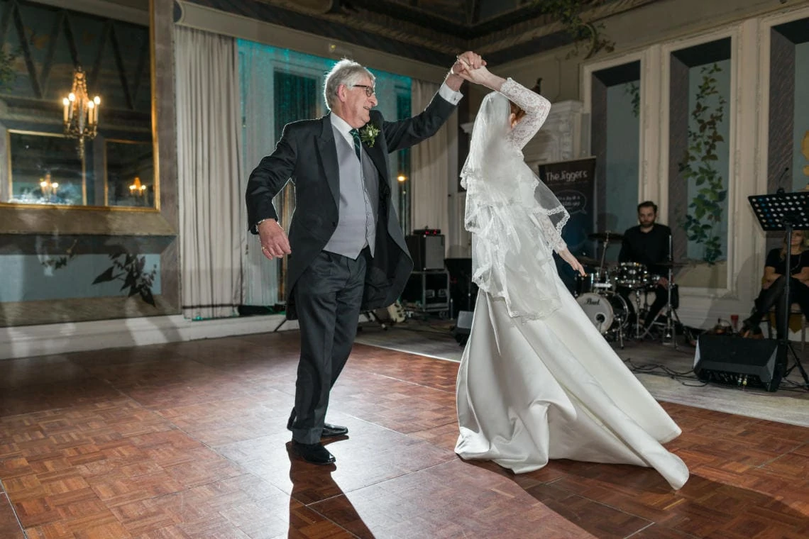 Castle Suite bride and father dance