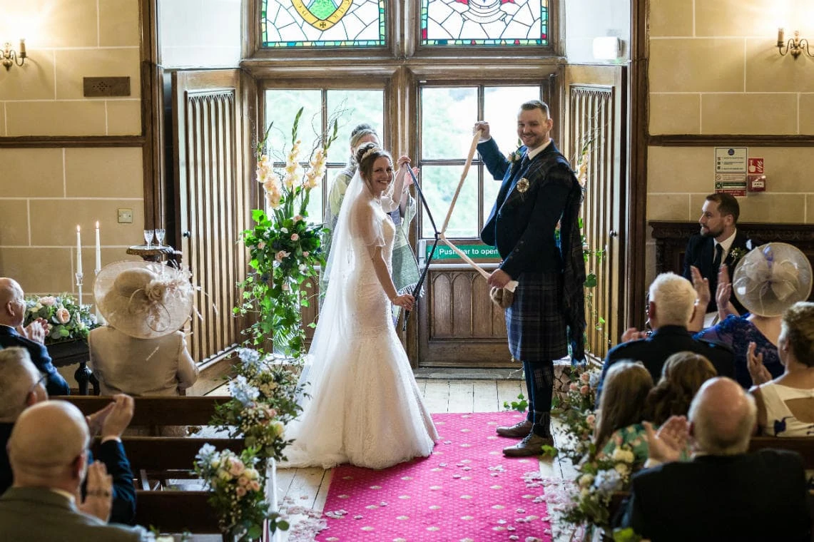 Chapel - newlyweds tie the knot