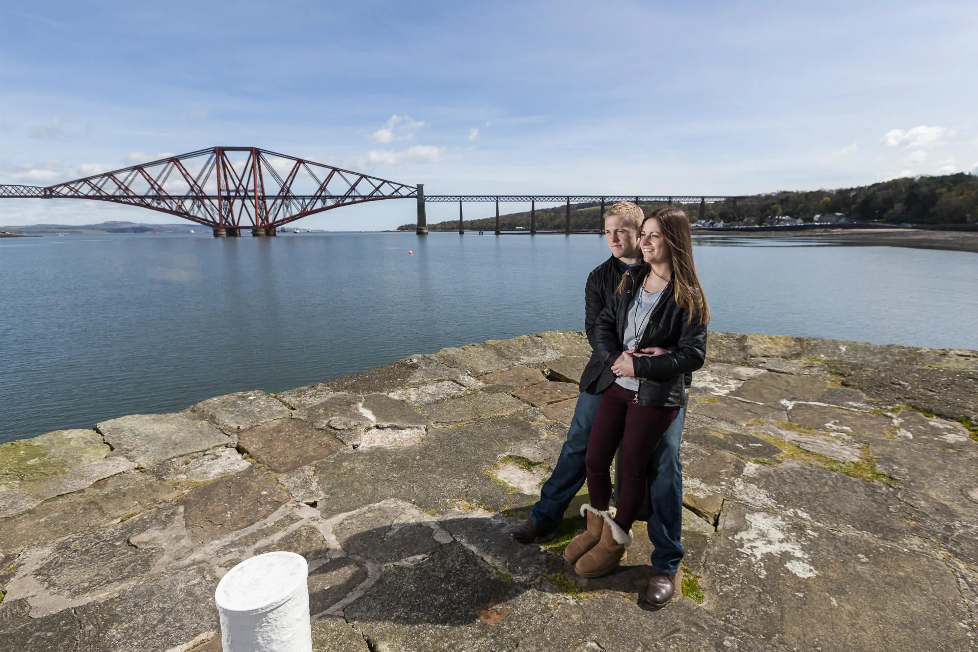 Claire and Alex at South Queensferry