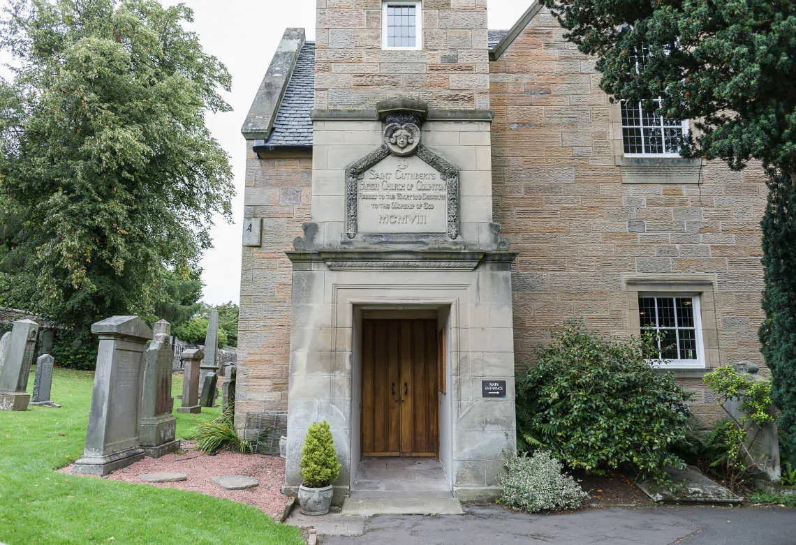 Entrance to Colinton Parish Church