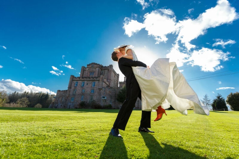 Dalhousie Castle wedding Helen and Bram