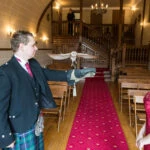 owl delivers the rings in the Chapel