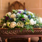 table topper flower bouquet in The Chapel
