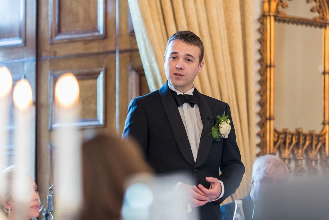 groom speech in the Ramsay Suite