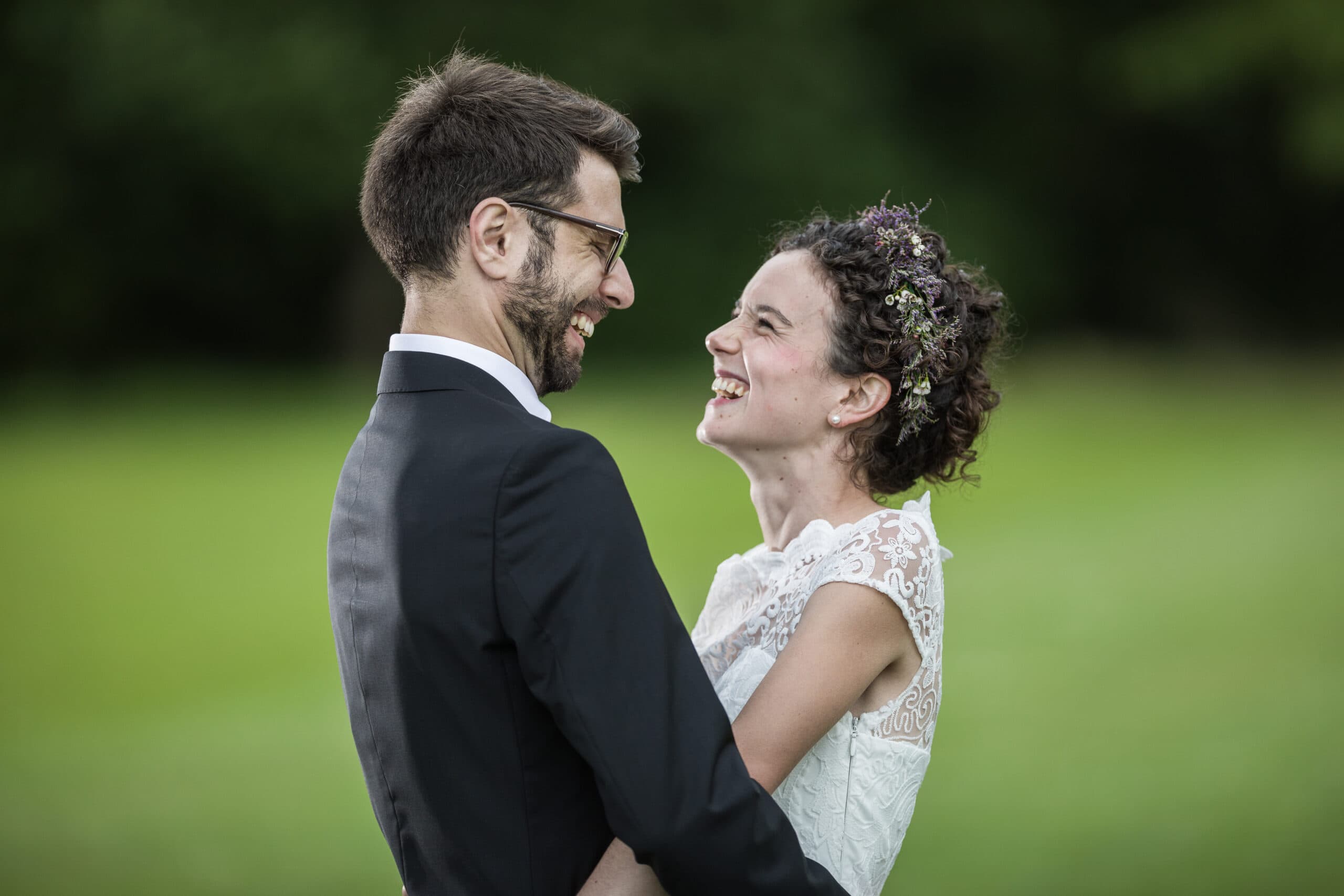 Dalhousie Castle newly-weds Catriona and Simone