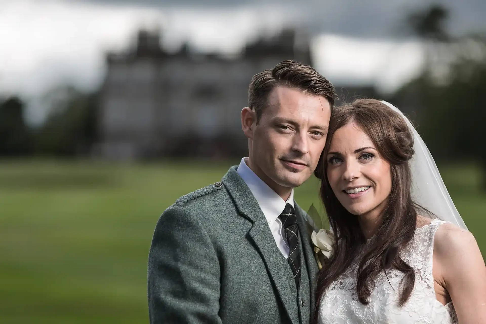 West Lothian wedding photographer at Dalmahoy Hotel and Country Club - Loren and Daniel