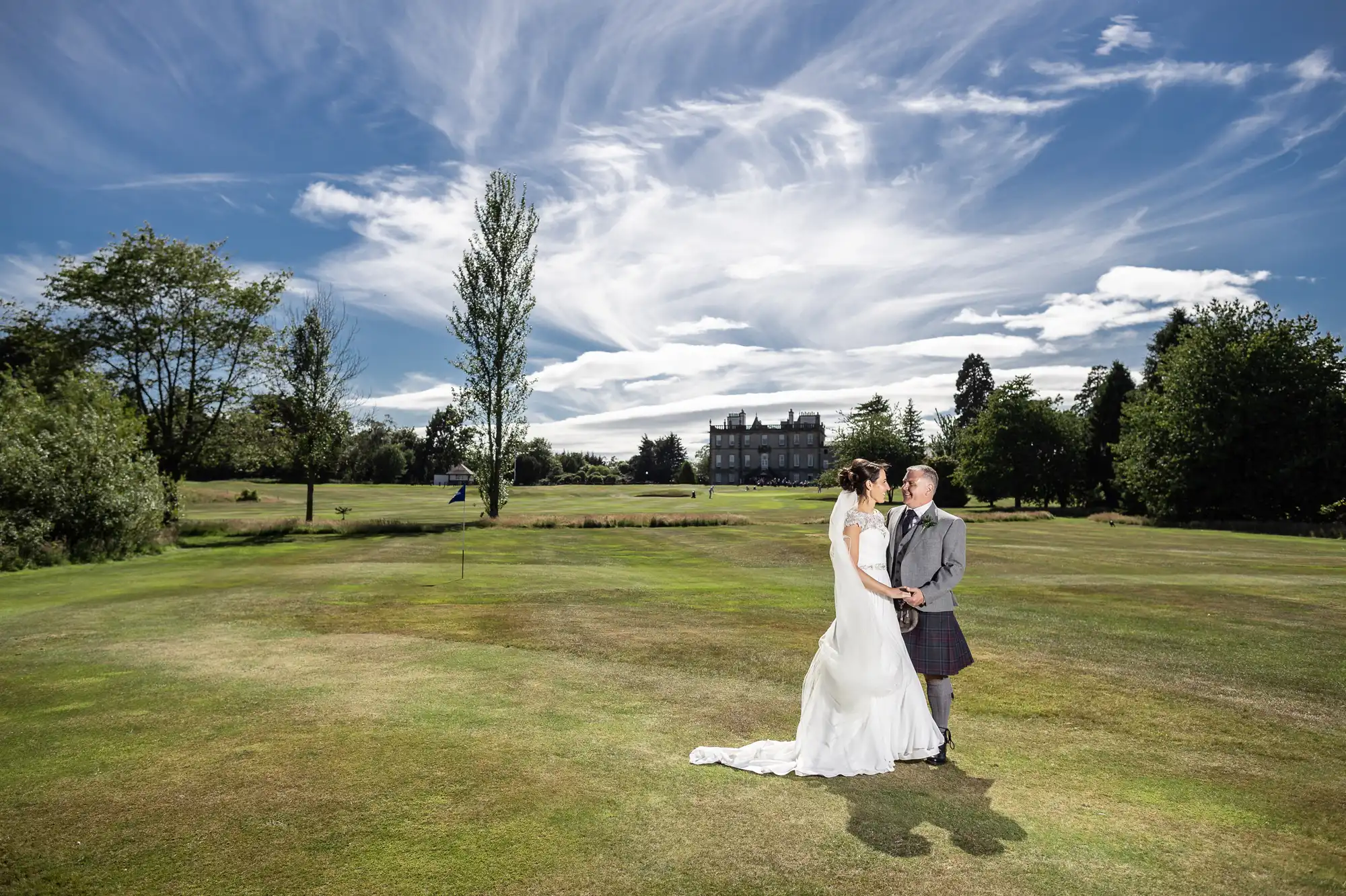 Wedding photographer at the Dalmahoy Hotel for Louise and Colin