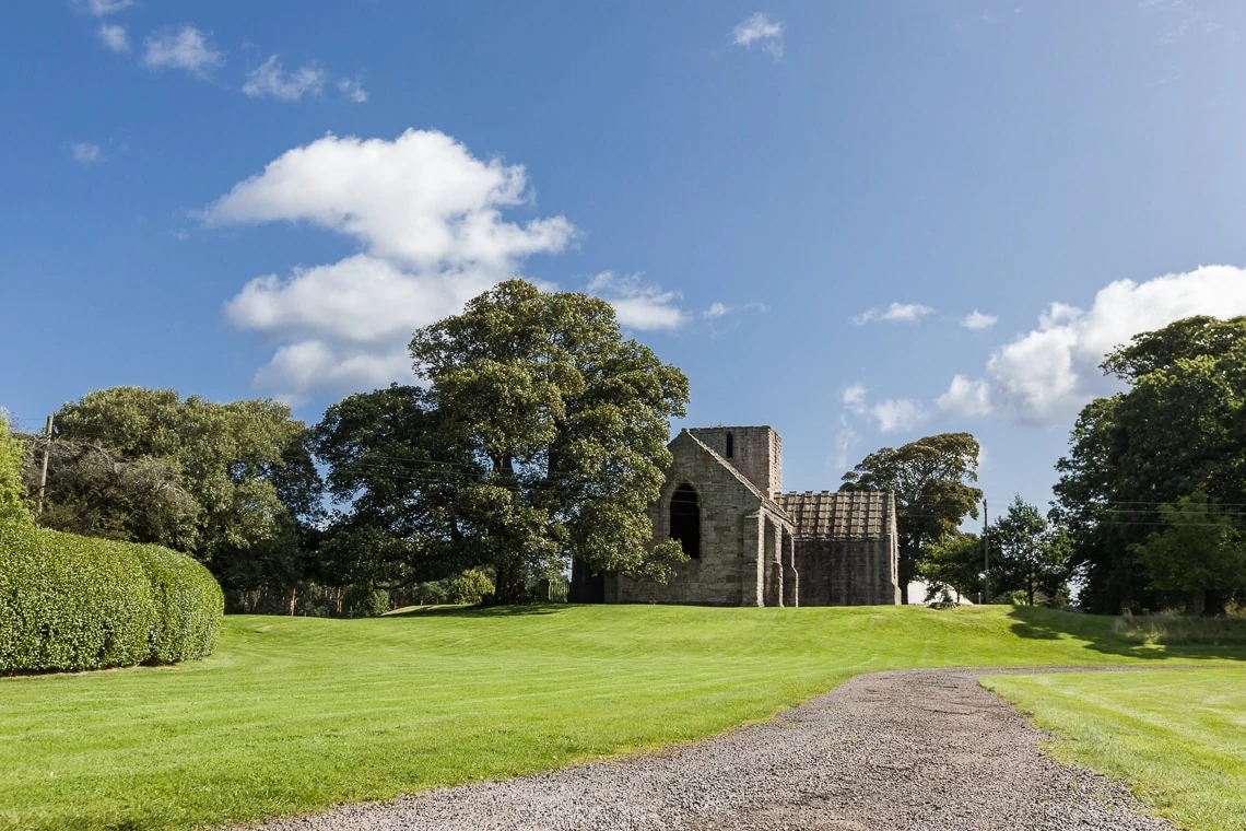 Dunglass Collegiate Church viewed from south