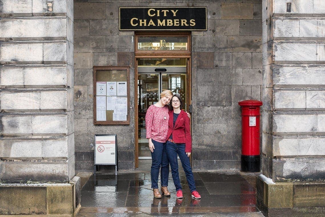 Edinburgh City Chambers Lesbian marriage ceremony - Agata and Anita-1006