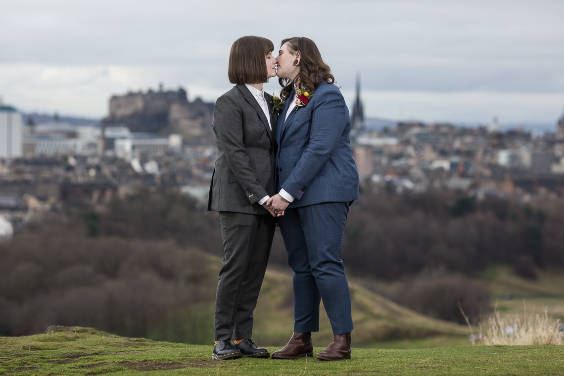 Arthur Lesbian Porn - Wedding at Edinburgh City Chambers - Rebecca and Becky