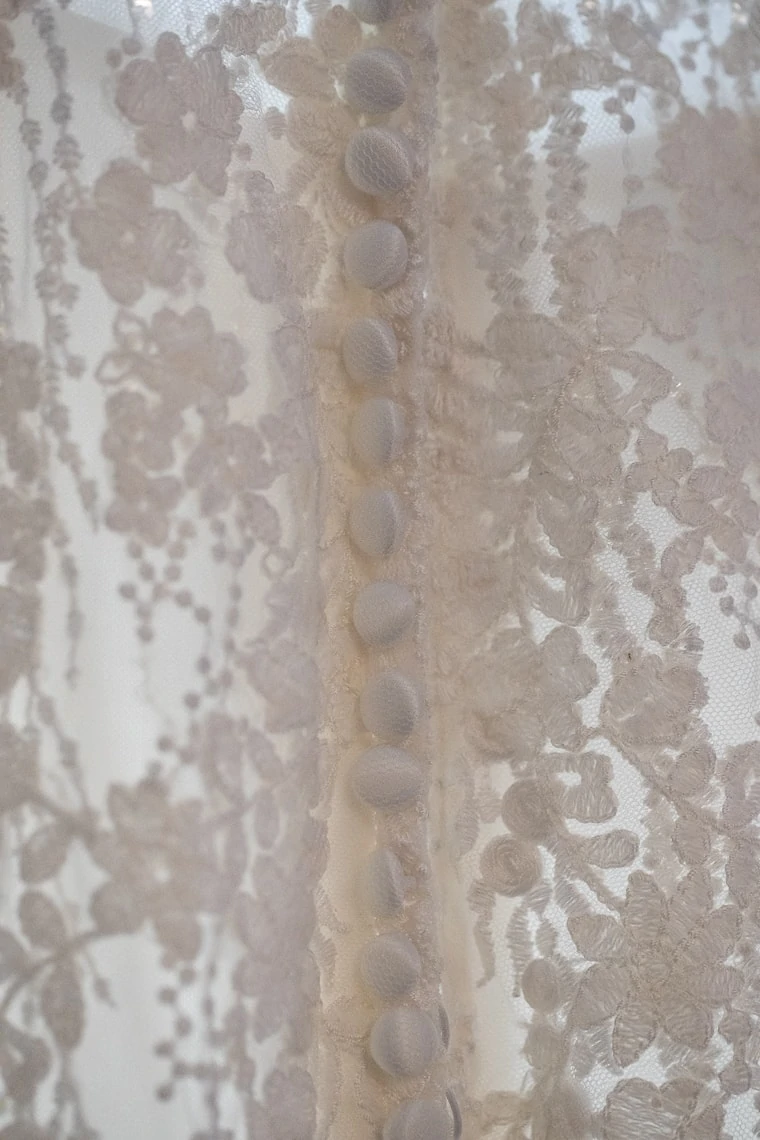 Rosa Clara bride's dress back details