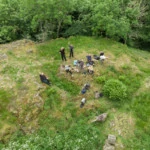 Lewis Coats – drone photos at Fatlips Castle, Scottish Borders
