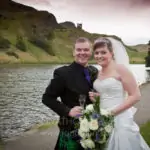 Claire and Jamie Our Dynamic Earth wedding