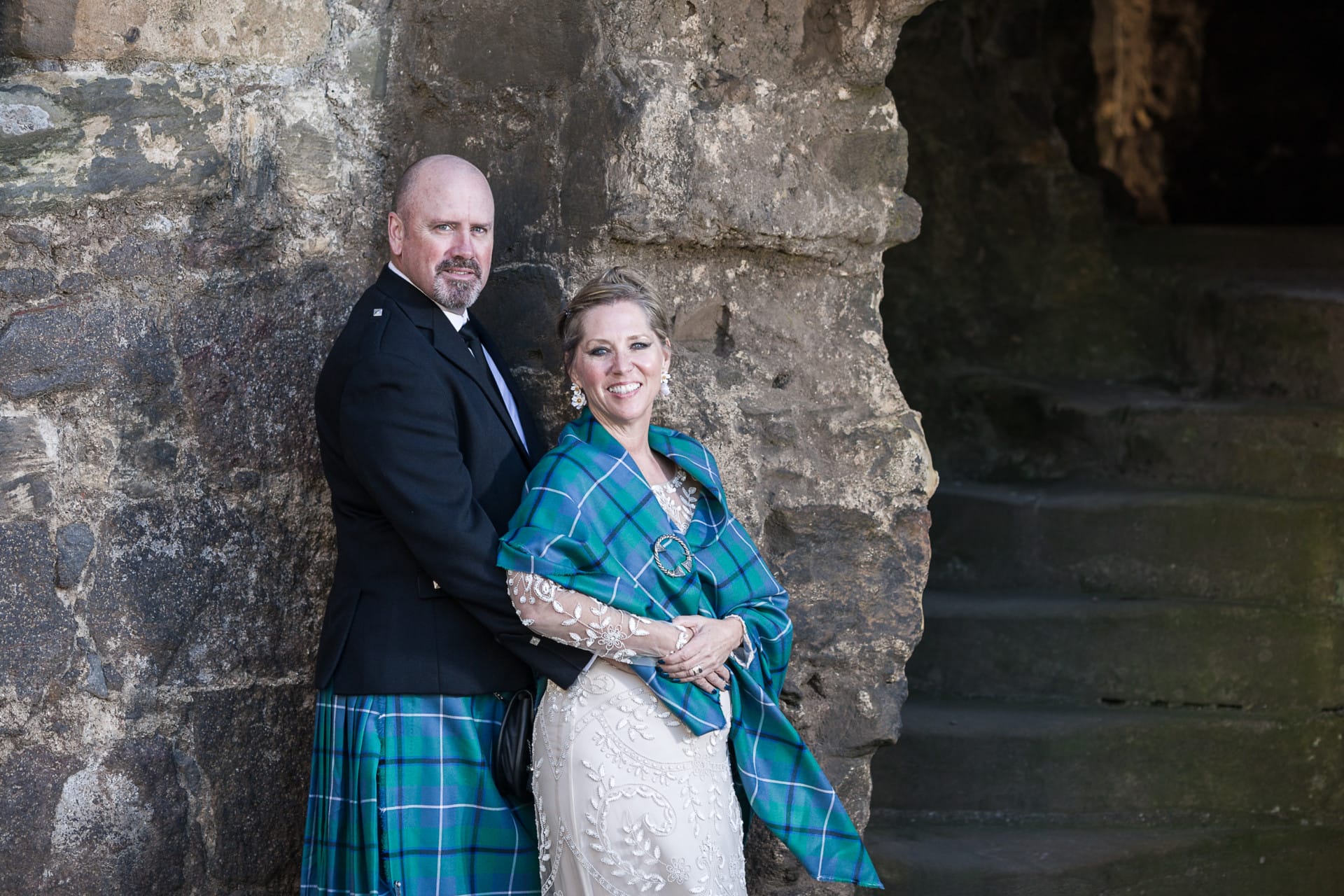 Dirleton Castle renewal of vows ceremony