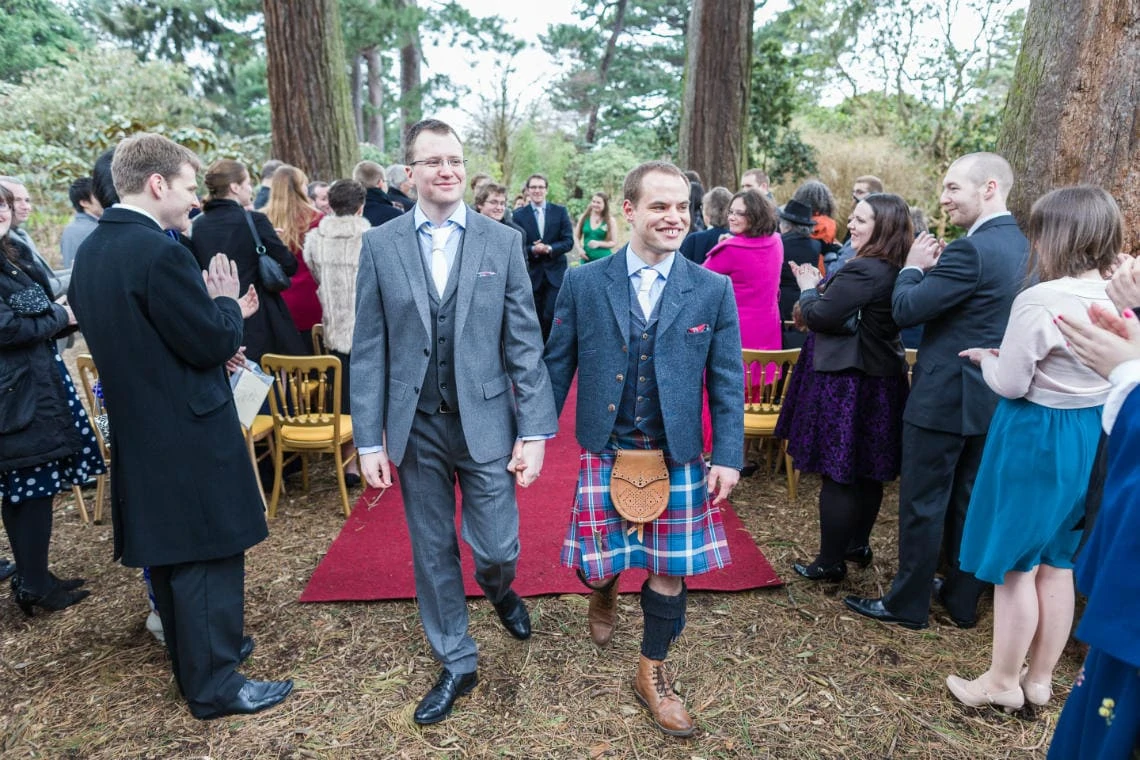 John Muir Grove same sex civil ceremony recessional
