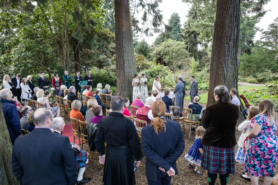 John Muir Grove wedding ceremony