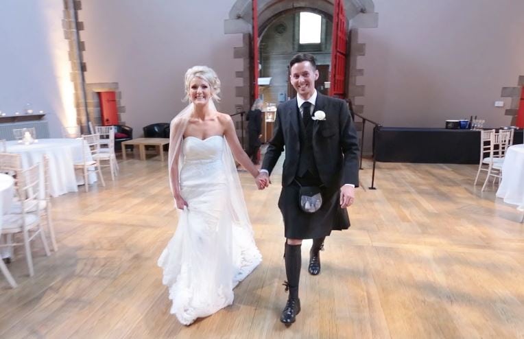 Kevin and Kate - St John's Church Portobello & Mansfield Traquair Edinburgh