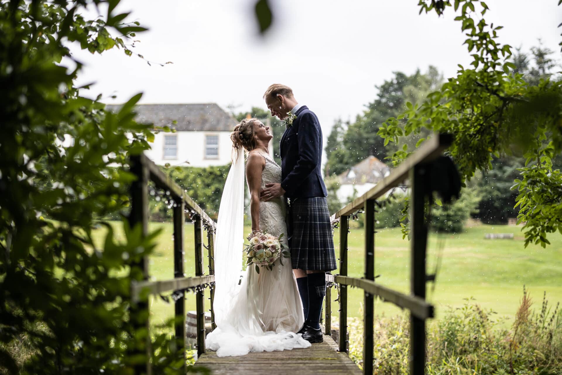 Logie Country House wedding photographer - Judith and Bryan