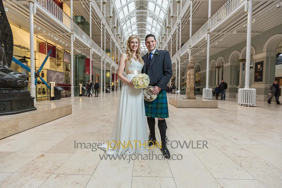 Lothian Chambers and National Museum Of Scotland Wedding Photos