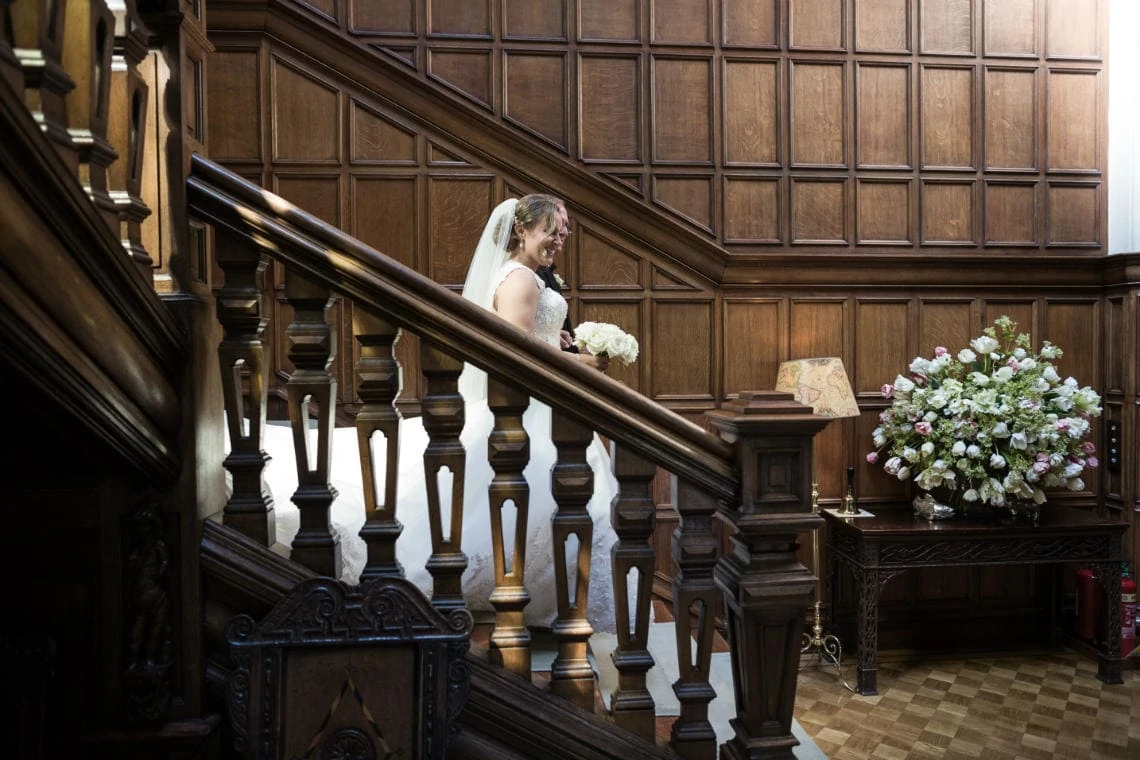 Main Hall Staircase - bride descends