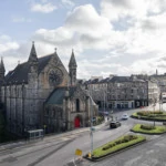Exterior elevated photo of Mansfield Traquair