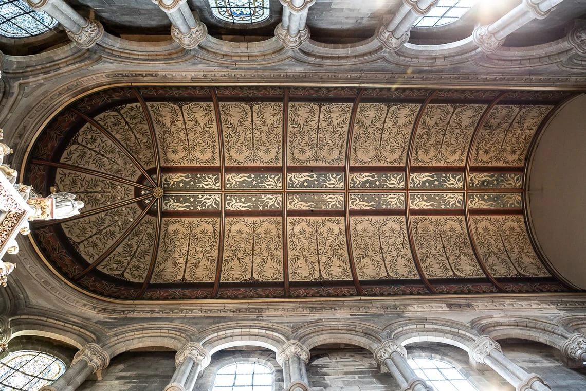 hand painted ceiling