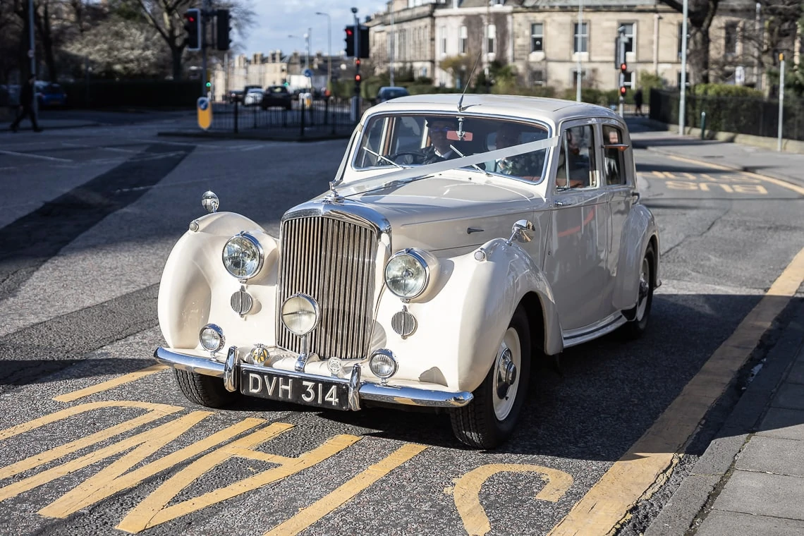 Bentley classic wedding car