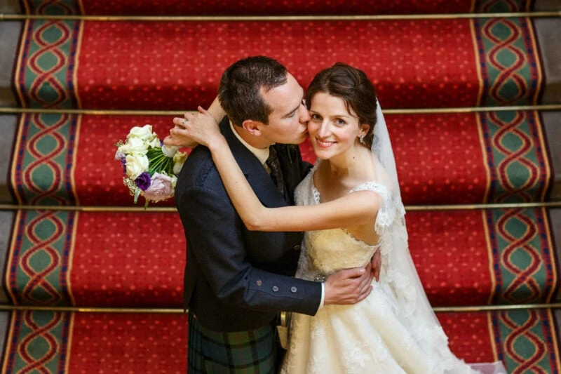 Royal College Of Physicians Edinburgh wedding Melanie and Alan