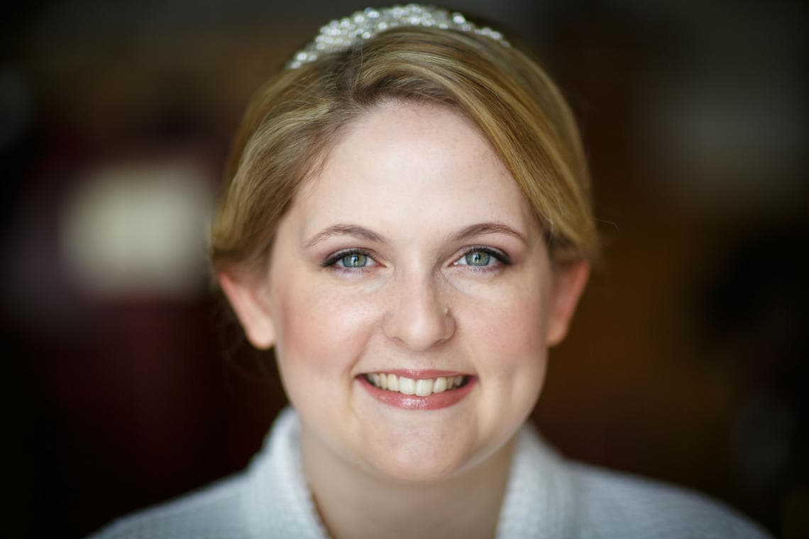 bridal portrait before she puts on her wedding dress