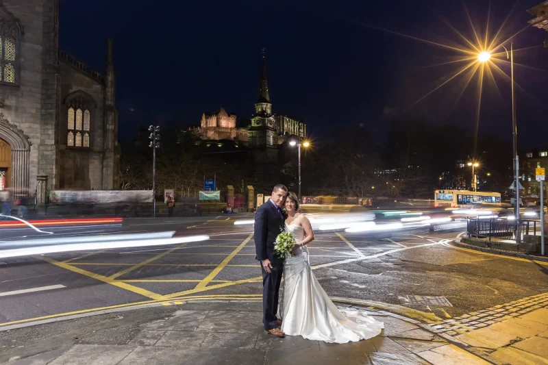 St Cuthbert's Church wedding - Nicki and Terry on Lothian Road
