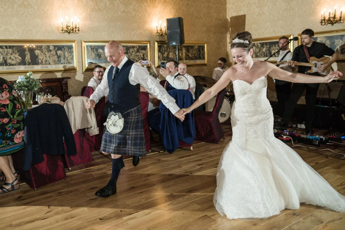 The Sir Alexander Room - bride and father dancing