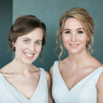 bridesmaids portraits in the Forthview Suite