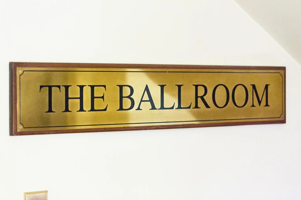 The Ballroom sign