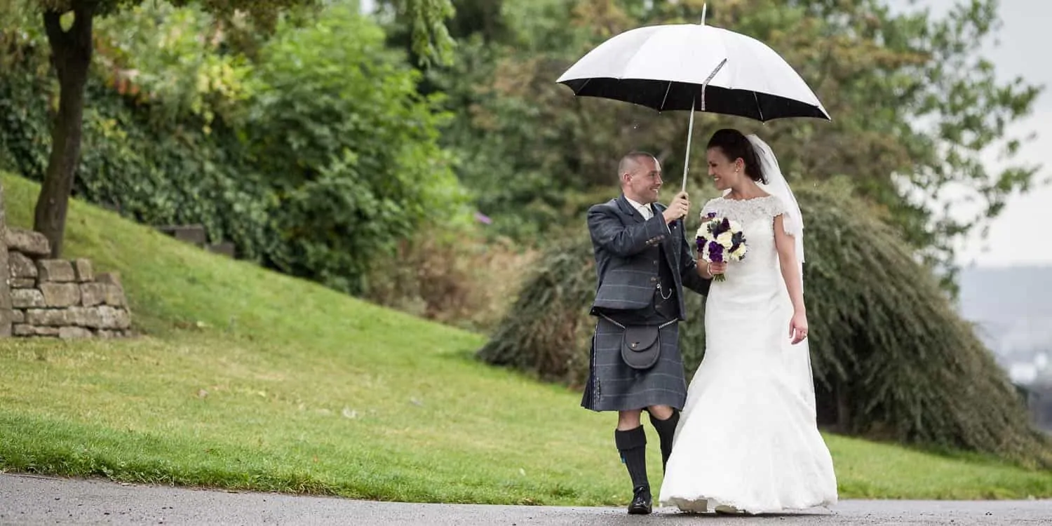 Mansfield Traquair wedding photo - Garry and Lynsey