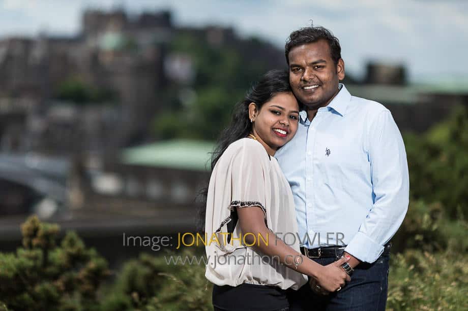 Couple Photographer At Calton Hill In Edinburgh With Sumana And Vel 068