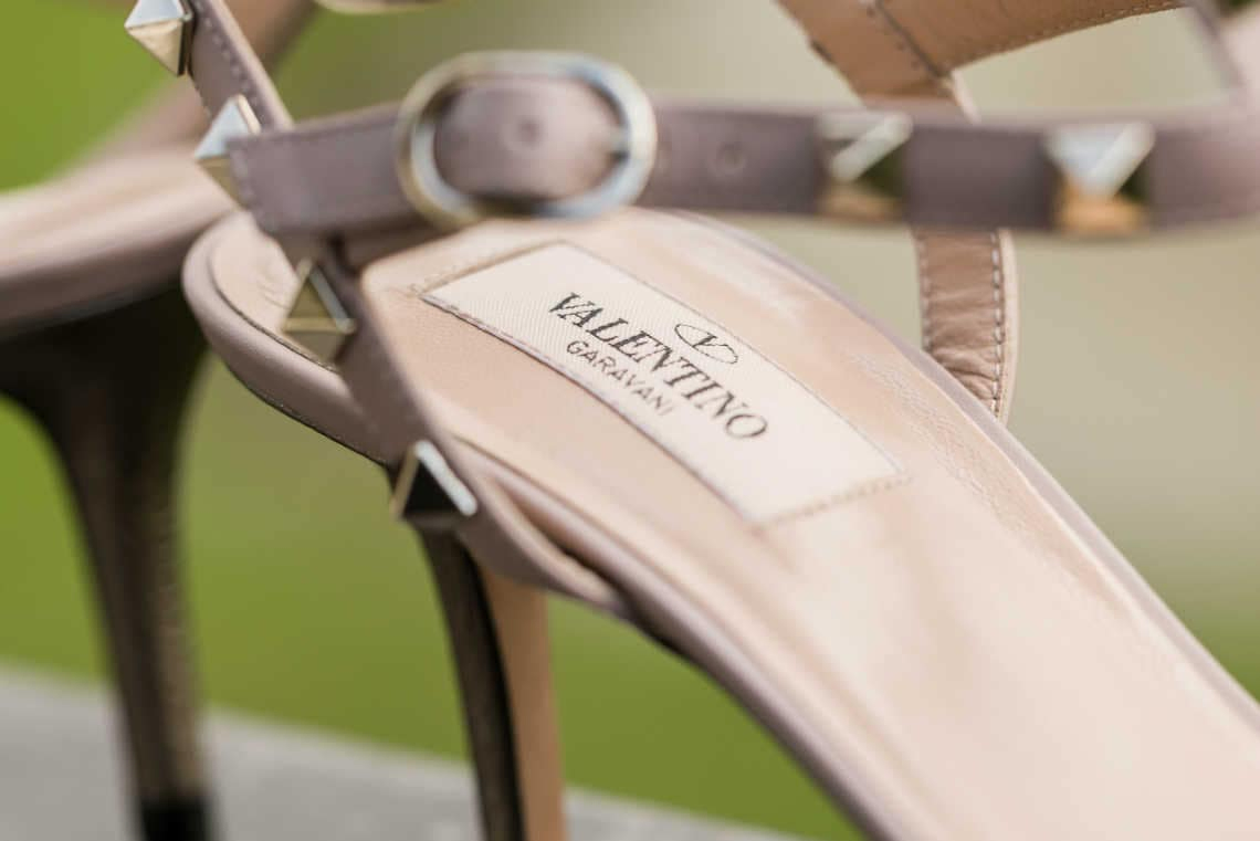 bride shoes valentino